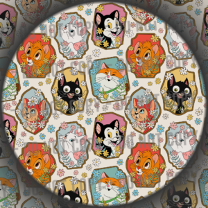 Floral Cat Frames - 2
