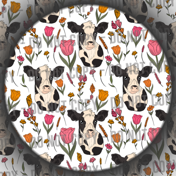 Floral Cows