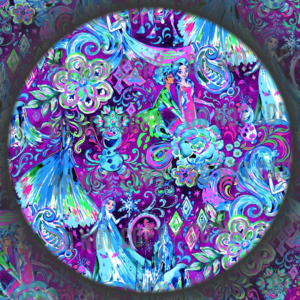 Floral Ice Queen - Purple