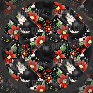 Floral Kittens - 4