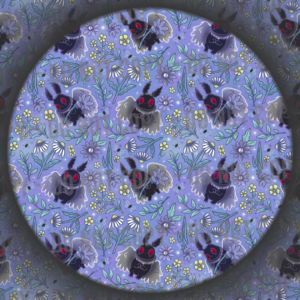 Floral Mothman - Purple