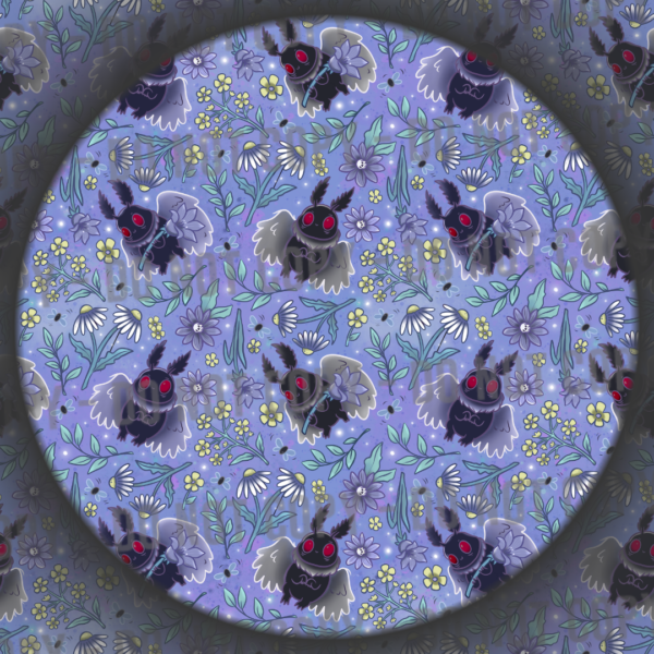Floral Mothman - Purple