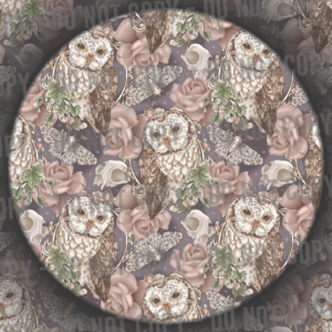 Floral Moths, Skulls & Owls - 3