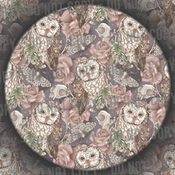 Floral Moths, Skulls & Owls - 3