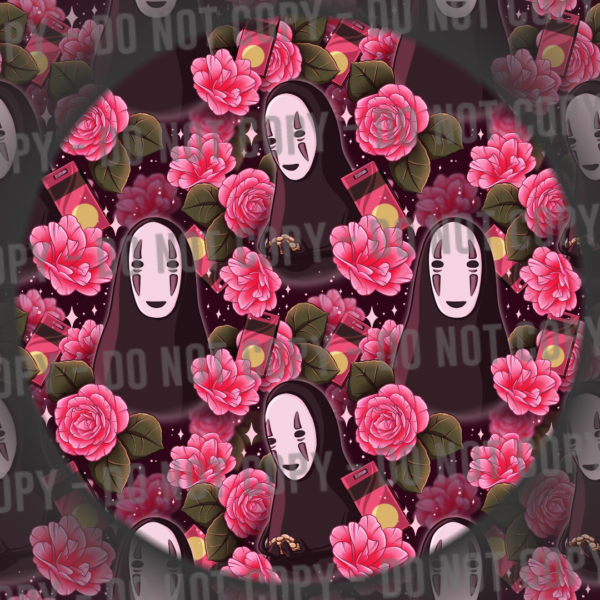 Floral No Face - Pink