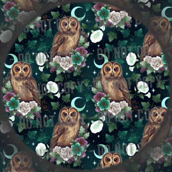 Floral Owl - 1