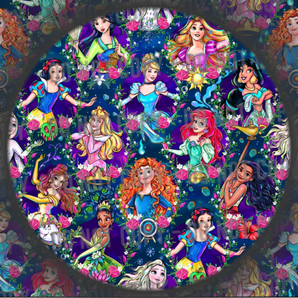 Flower Power Princess - Dark Blue