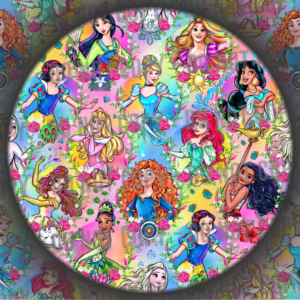 Flower Power Princess - Rainbow
