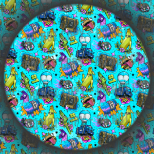 Fort Tattoos - Light Blue