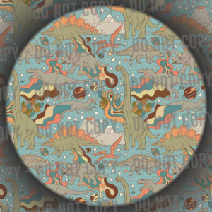 Funky Dinosaur - Blue
