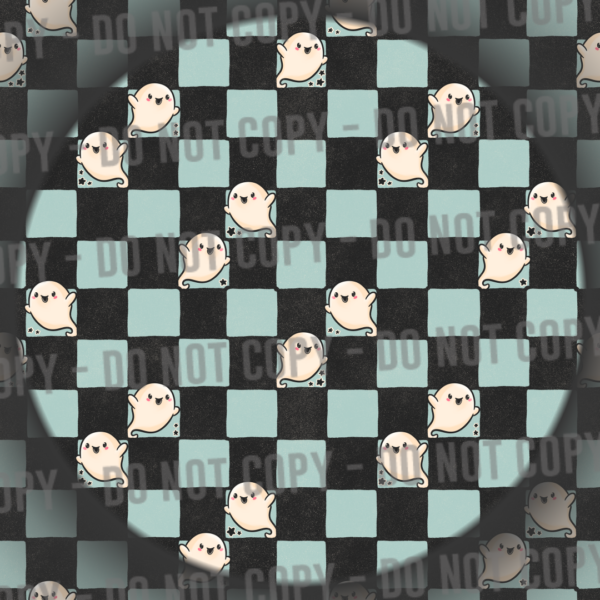 Ghost Checks - Black & Blue
