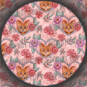 Ginger Floral Cat - 2