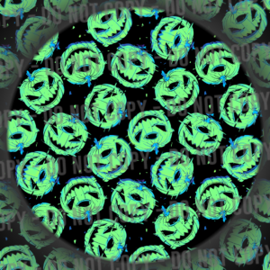 Glitchy Pumpkin - Neon