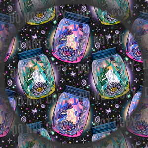Glowy Floral Jars