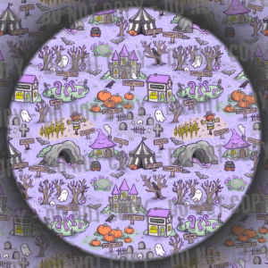 Halloween Map - Purple