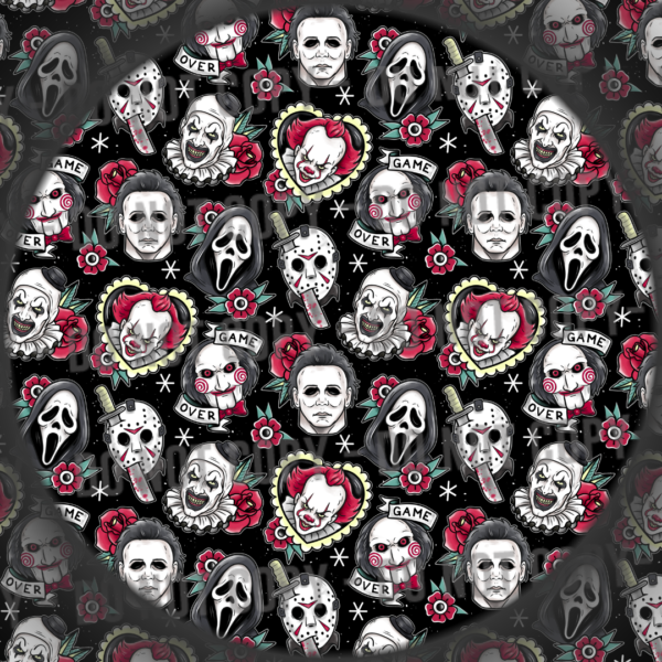 Horror Tattoo - Black