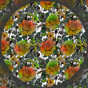 Ink Drip Florals - 3