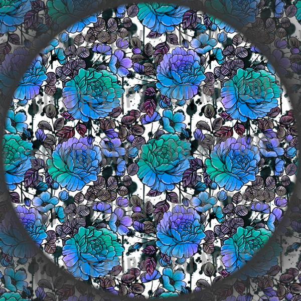 Ink Drip Florals - 4