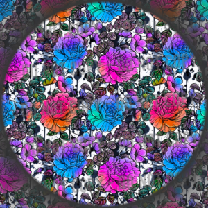Ink Drip Florals - 5