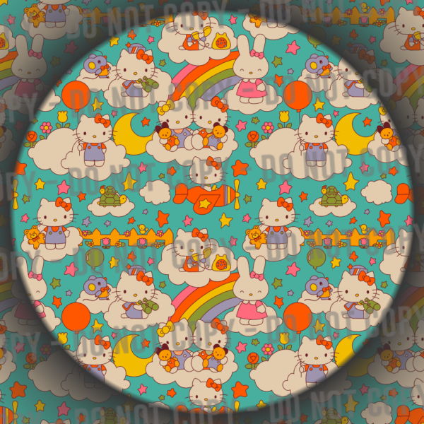 Kitty & Friends - Teal