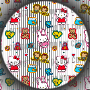 Kitty & Friends Stripes