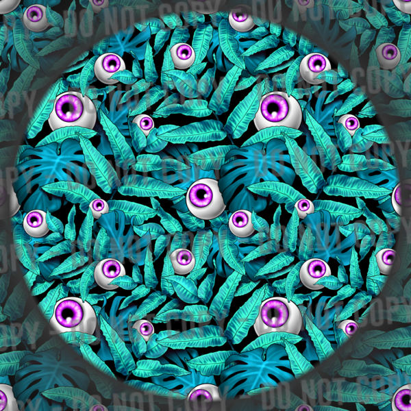 Leafy Eyes - Teal