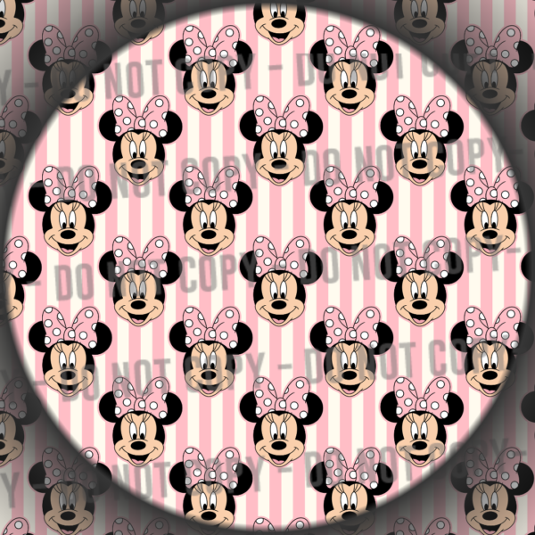 Light Pink Mouse Stripes