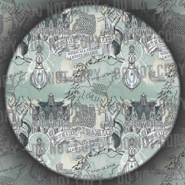 Lorien Map - Blue