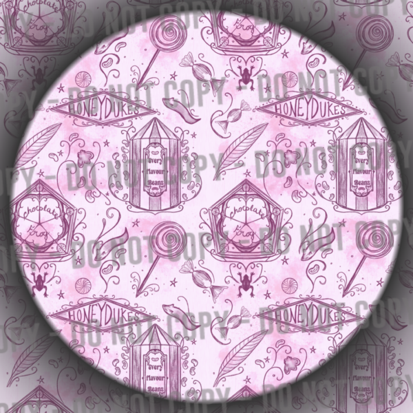 Magic Snacks - Pink Sketch