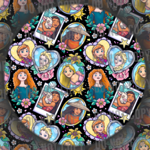 Modern Princess Tattoos - Black