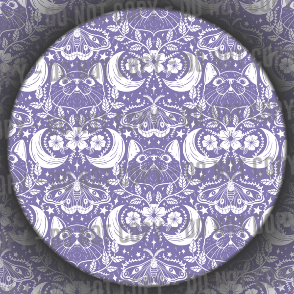 Moon Cat - Purple