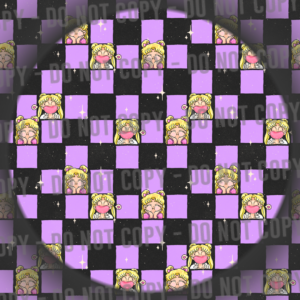Moon Checks - Purple