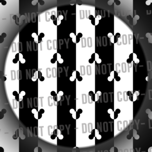 Mouse Stripes - Monochrome