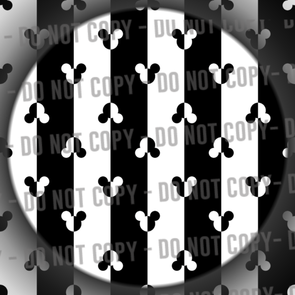 Mouse Stripes - Monochrome