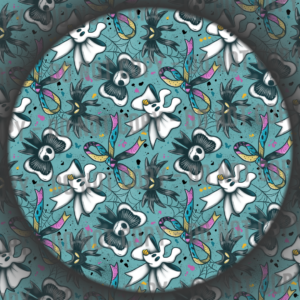 Nightmare Bows - Teal