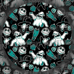 Nightmare Stickers - Teal