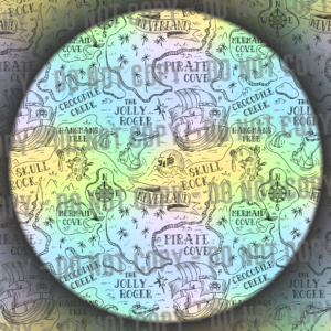 Pan Map - Blue Ombre