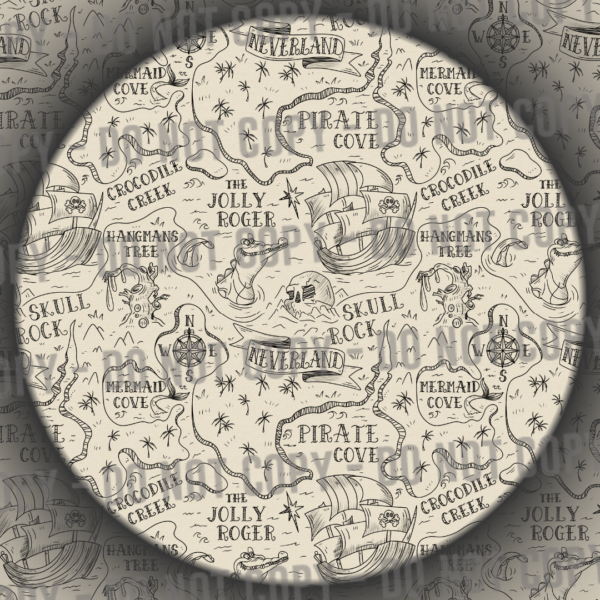 Pan Map - Tan