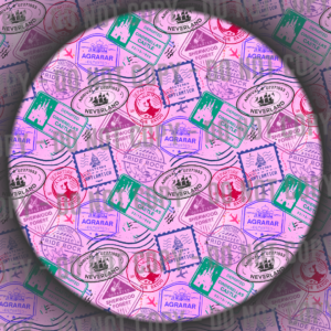 Park Stamps - Pink