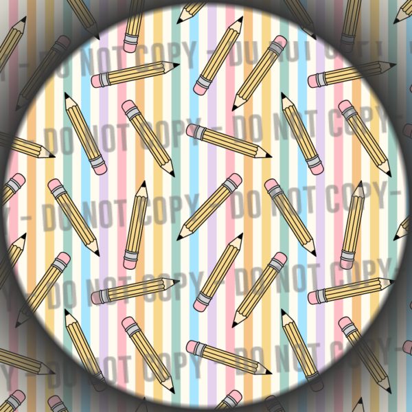 Pastel Stripe Pencils