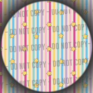 Pastel Stripes With Stars
