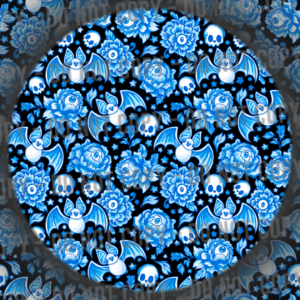 Porcelain Bats - Blue & Black