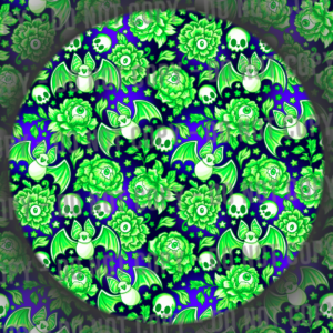 Porcelain Bats - Green Glow