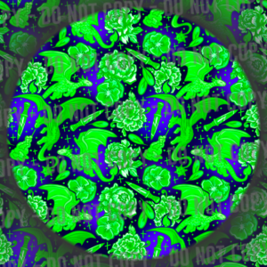Porcelain Dragons - Green Glow