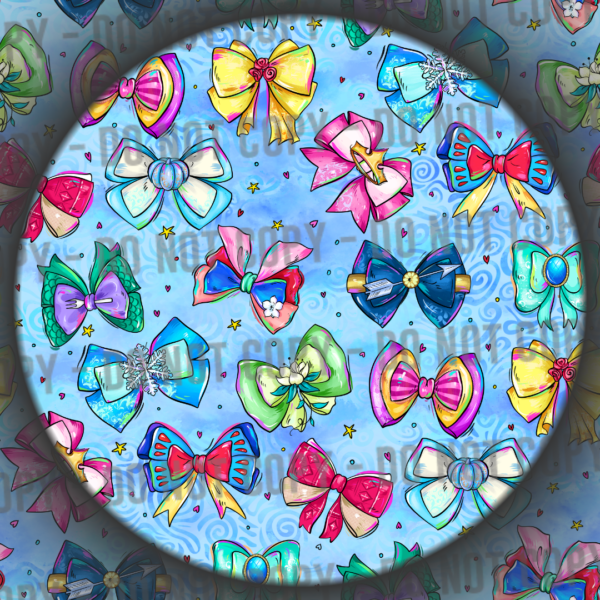Princess Bows - Blue