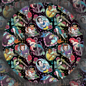 Princess Tattoos - Black