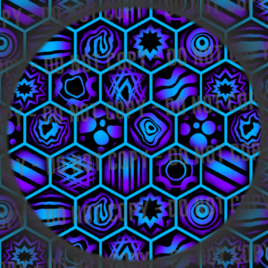 Psychedelic Beehive - Blurple