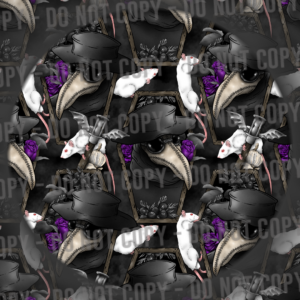 Purple Floral Plague