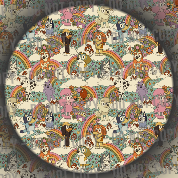 Rainbow Dogs – Light Blue