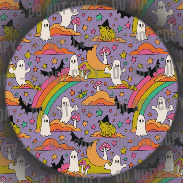 Rainbow Halloween - Purple